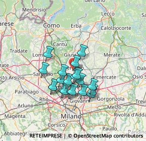 Mappa Via Platone, 20831 Seregno MB, Italia (10.428)