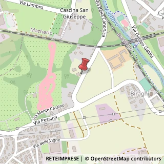 Mappa Via Ampelio Pessina, 57, 20853 Biassono, Monza e Brianza (Lombardia)