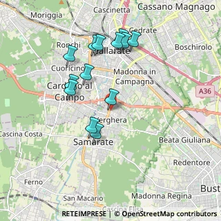 Mappa Via Adige, 21017 Samarate VA, Italia (1.82)