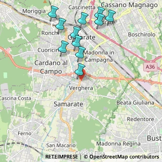 Mappa Via Adige, 21017 Samarate VA, Italia (2.25)