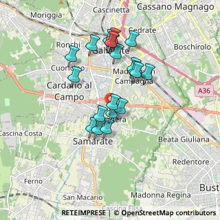 Mappa Via Adige, 21017 Samarate VA, Italia (1.5555)