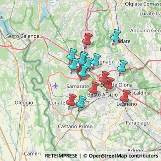 Mappa Via Adige, 21017 Samarate VA, Italia (5.09188)