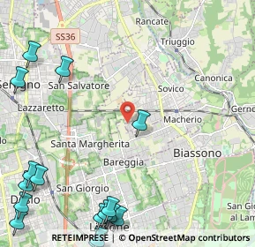 Mappa Via Francesco Petrarca, 20845 Sovico MB, Italia (3.46882)