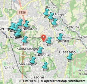 Mappa Via Francesco Petrarca, 20845 Sovico MB, Italia (2.182)