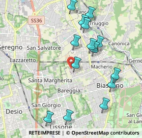 Mappa Via Francesco Petrarca, 20845 Sovico MB, Italia (2.12)