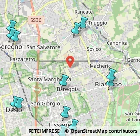 Mappa Via Francesco Petrarca, 20845 Sovico MB, Italia (3.202)