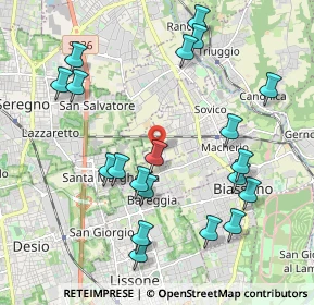 Mappa Via Francesco Petrarca, 20845 Sovico MB, Italia (2.2085)