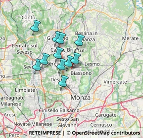 Mappa Via Francesco Petrarca, 20845 Sovico MB, Italia (4.95636)