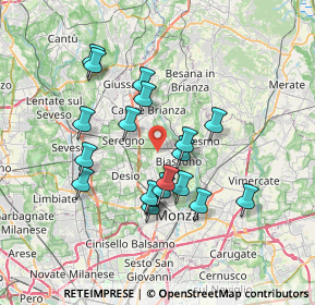 Mappa Via Francesco Petrarca, 20845 Sovico MB, Italia (6.37895)