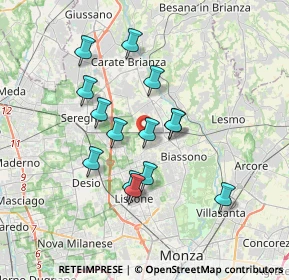 Mappa Via Francesco Petrarca, 20845 Sovico MB, Italia (3.04357)