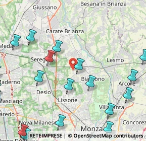 Mappa Via Francesco Petrarca, 20845 Sovico MB, Italia (6.1205)