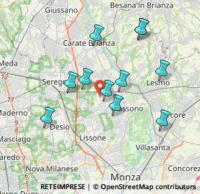Mappa Via Francesco Petrarca, 20845 Sovico MB, Italia (3.37545)