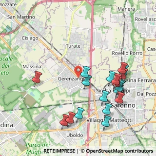 Mappa Via Gabriele D'Annunzio, 21040 Gerenzano VA, Italia (2.22053)