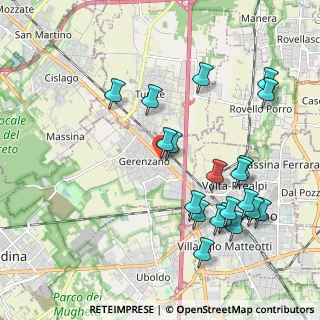 Mappa Via Gabriele D'Annunzio, 21040 Gerenzano VA, Italia (2.194)