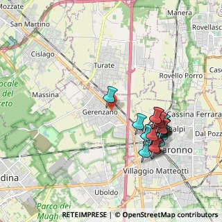 Mappa Via Gabriele D'Annunzio, 21040 Gerenzano VA, Italia (2.0035)