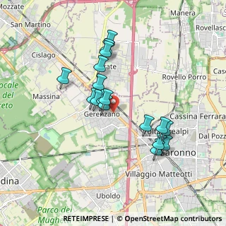 Mappa Via Gabriele D'Annunzio, 21040 Gerenzano VA, Italia (1.55882)