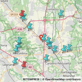 Mappa Via Gabriele D'Annunzio, 21040 Gerenzano VA, Italia (4.75813)