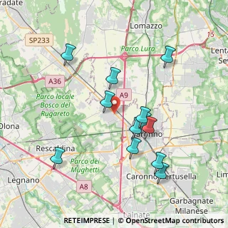 Mappa Via Gabriele D'Annunzio, 21040 Gerenzano VA, Italia (3.70417)
