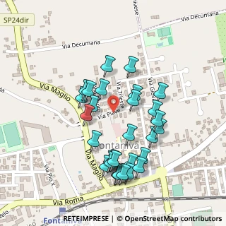 Mappa Via Piave, 35014 Fontaniva PD, Italia (0.22414)