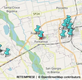 Mappa Via Piave, 35014 Fontaniva PD, Italia (2.71846)