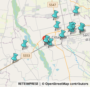 Mappa Via Piave, 35014 Fontaniva PD, Italia (3.93929)