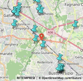 Mappa SS 33, 21052 Busto Arsizio VA, Italia (2.848)