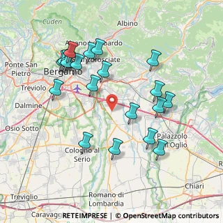 Mappa Via IV Novembre, 24050 Calcinate BG, Italia (7.9005)