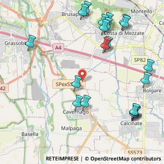 Mappa Via IV Novembre, 24050 Calcinate BG, Italia (2.7585)