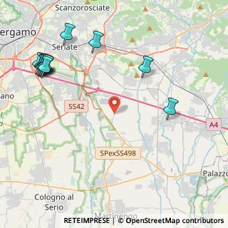 Mappa Via IV Novembre, 24050 Calcinate BG, Italia (5.6775)