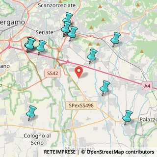 Mappa Via IV Novembre, 24050 Calcinate BG, Italia (5.16357)