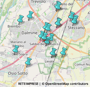 Mappa Via Cortesi Don B., 24044 Dalmine BG, Italia (1.8025)