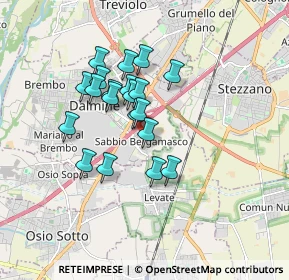 Mappa Via Cortesi Don B., 24044 Dalmine BG, Italia (1.3635)