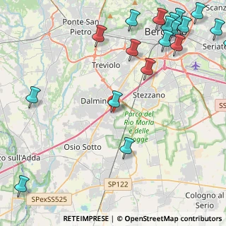 Mappa Via Don B. Cortesi, 24044 Dalmine BG, Italia (6.5785)