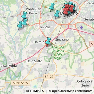 Mappa Via Don B. Cortesi, 24044 Dalmine BG, Italia (6.4075)