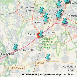 Mappa Via Don B. Cortesi, 24044 Dalmine BG, Italia (6.20714)