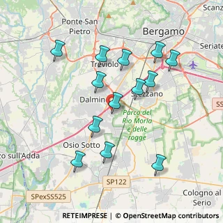 Mappa Via Don B. Cortesi, 24044 Dalmine BG, Italia (3.68538)