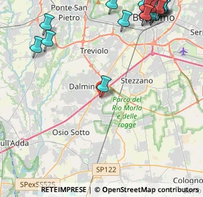 Mappa Via Maggiore, 24044 Dalmine BG, Italia (6.4075)