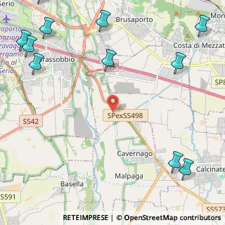 Mappa Strada Provinciale, 24068 Seriate BG, Italia (3.53364)