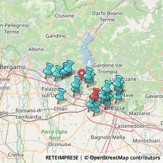 Mappa Via Strantella, 25050 Iseo BS, Italia (11.0595)