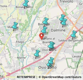 Mappa Via Giovanni da Verrazzano, 24044 Dalmine BG, Italia (2.08333)