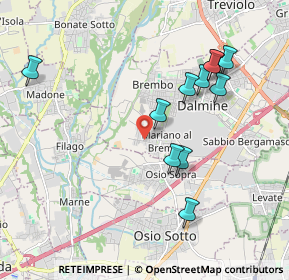 Mappa Via Giovanni da Verrazzano, 24044 Dalmine BG, Italia (1.95364)