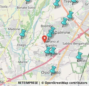 Mappa Via Giovanni da Verrazzano, 24044 Dalmine BG, Italia (2.31333)