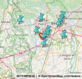 Mappa Via Giovanni da Verrazzano, 24044 Dalmine BG, Italia (5.72818)