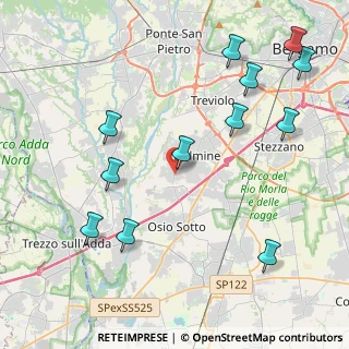 Mappa Via Monte Santo, 24044 Dalmine BG, Italia (4.9425)
