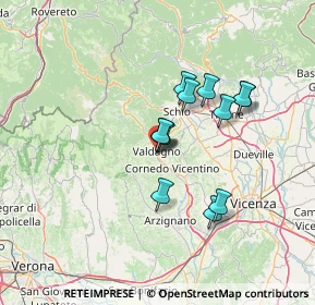 Mappa Via Giovanni Battista Beccaria, 36078 Valdagno VI, Italia (10.635)