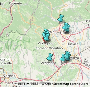 Mappa Via Giovanni Battista Beccaria, 36078 Valdagno VI, Italia (11.02538)