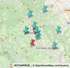 Mappa Via Giovanni Battista Beccaria, 36078 Valdagno VI, Italia (2.71545)