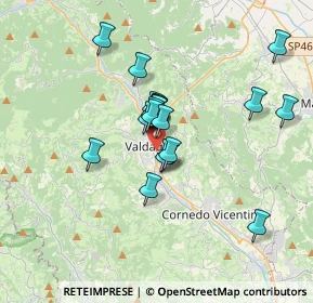 Mappa Via Giovanni Battista Beccaria, 36078 Valdagno VI, Italia (2.6595)