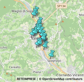 Mappa Via Giovanni Battista Beccaria, 36078 Valdagno VI, Italia (0.98667)