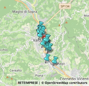 Mappa Via Giovanni Battista Beccaria, 36078 Valdagno VI, Italia (0.85824)